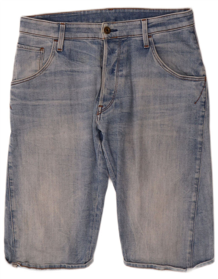 Shorts jeans masculino G-Star W31 algodão azul médio