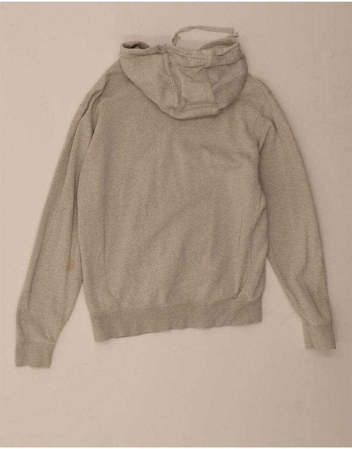 Jumper com capuz gráfico masculino Nike pequeno algodão cinza