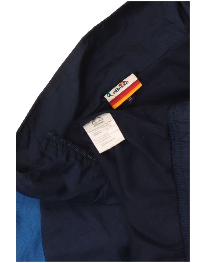 Ellesse Mens Treino Top Jacket XL Azul Colourblock Poliéster