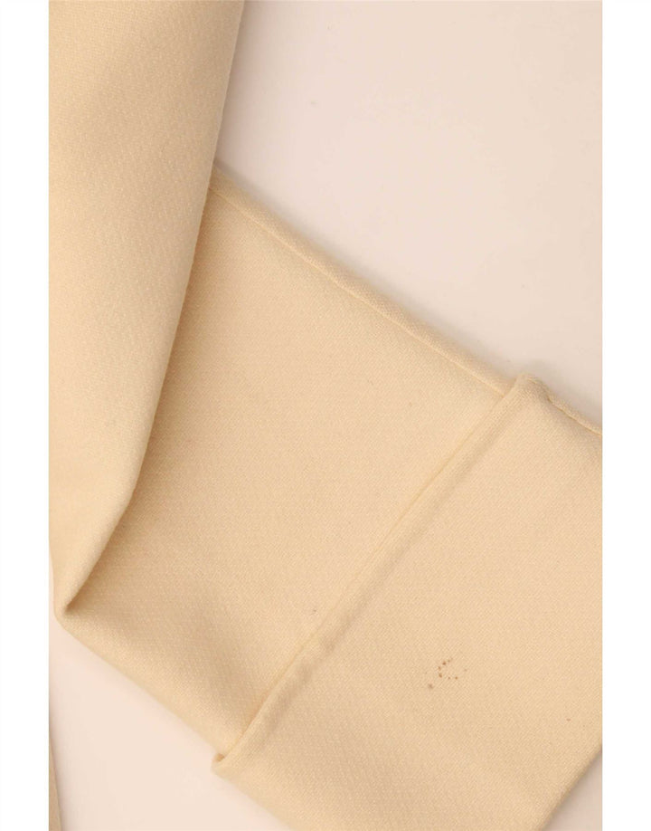 Sobretudo feminino vintage UK 10 pequeno bege