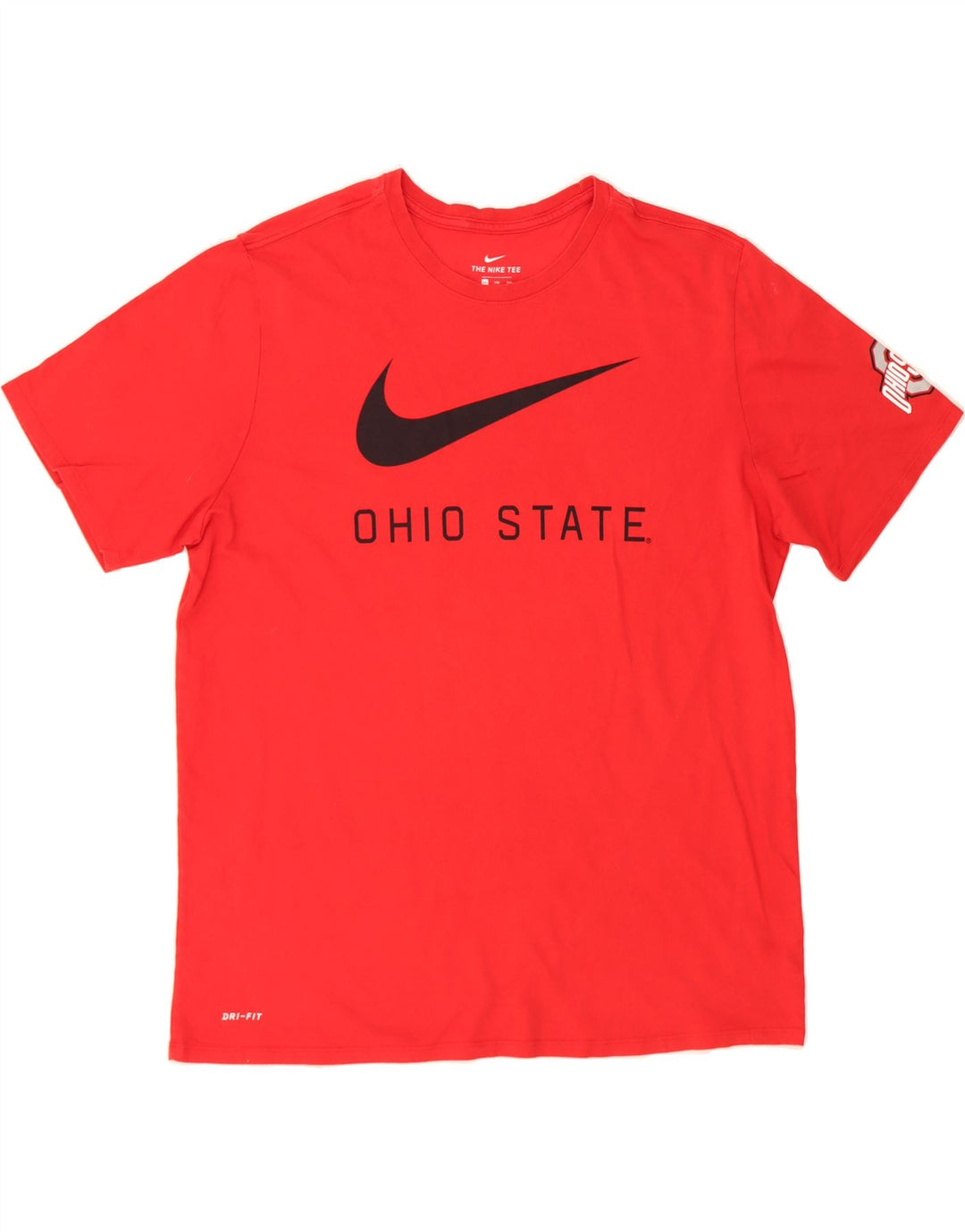 NIKE Mens Athletic Cut Graphic T-Shirt Top 2XL Red Cotton Vintage Nike and Second-Hand Nike from Messina Hembry 