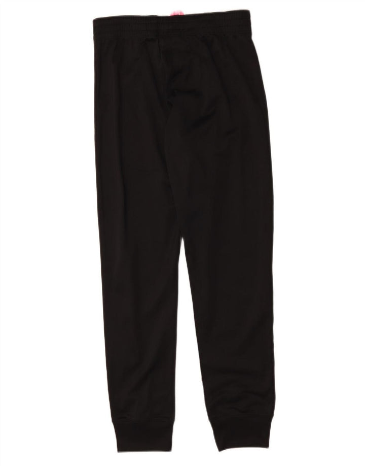 Calça de treino feminina Champion Joggers UK 8 pequeno poliéster preto