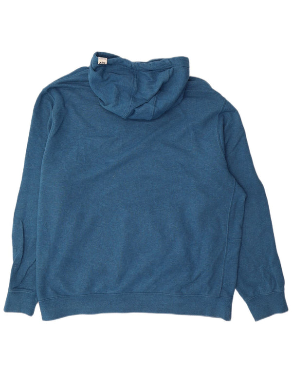 Nike Mens Hoodie Jumper 2XL Algodão Azul