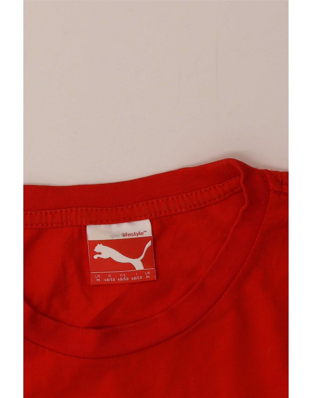Camiseta masculina Puma Top Médio Vermelho