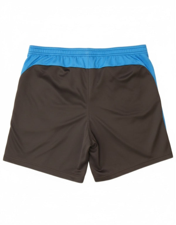 Shorts esportivos masculinos Nike Dri Fit grande poliéster colorblock preto