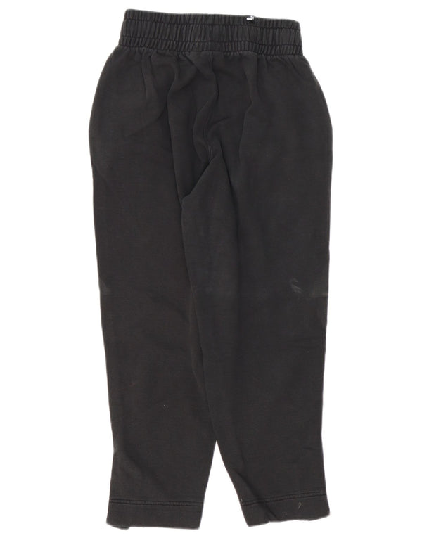 Calça de treino feminina PUMA Joggers UK 4 XS algodão preto