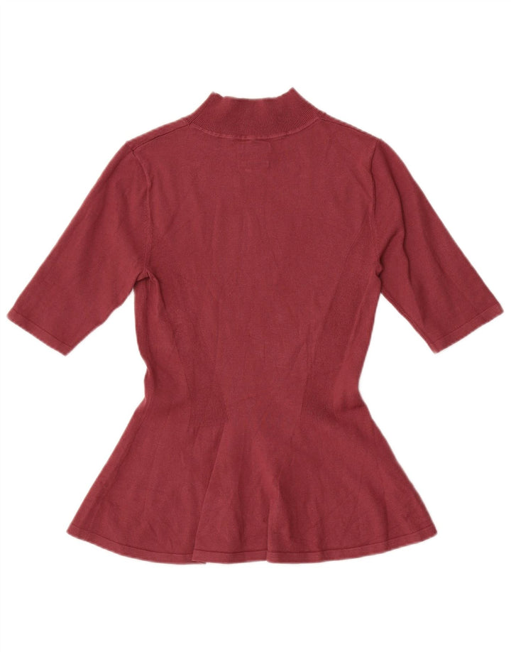 Blusa feminina Massimo Dutti UK 8 pequena vermelha