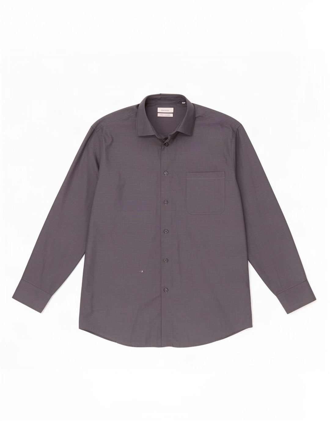 Camisa masculina Calvin Klein Regular Fit tamanho 16 grande cinza