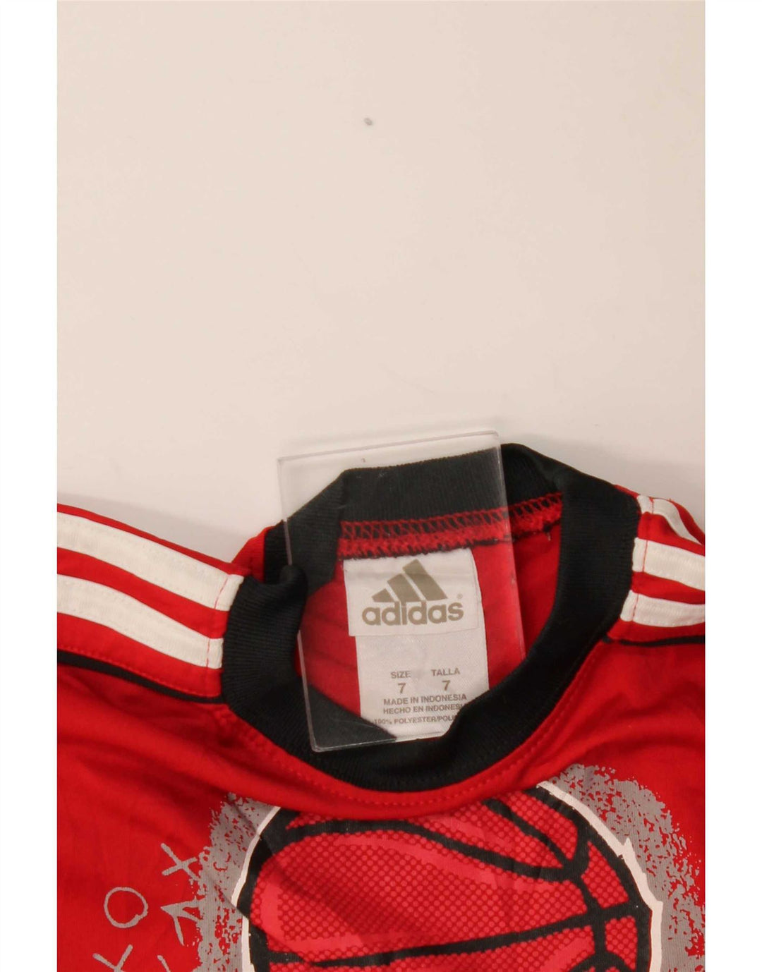 Adidas Meninos Graphic Vest Top 6-7 Anos Vermelho Colorblock Poliéster