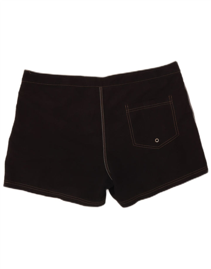 Guess Calção de banho masculino gráfico 2XL poliéster preto