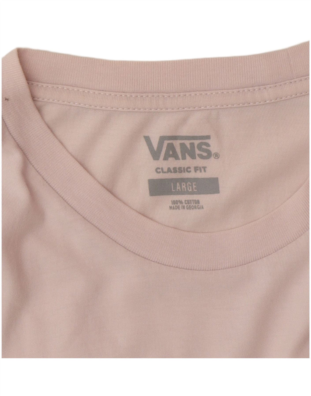 Camiseta Vans Masculina Classic Fit Top Grande Algodão Rosa
