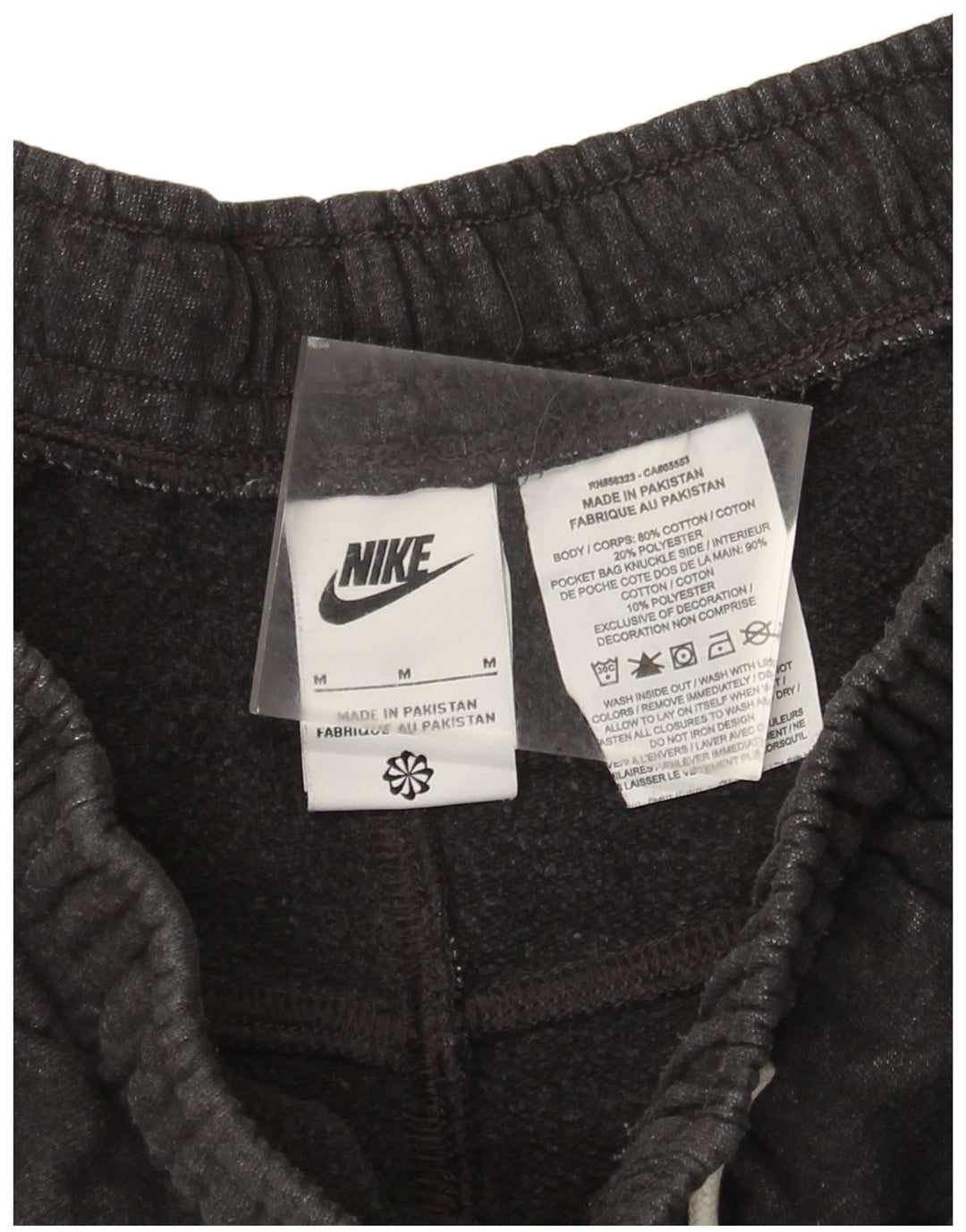 Shorts esportivos masculinos Nike médio cinza algodão