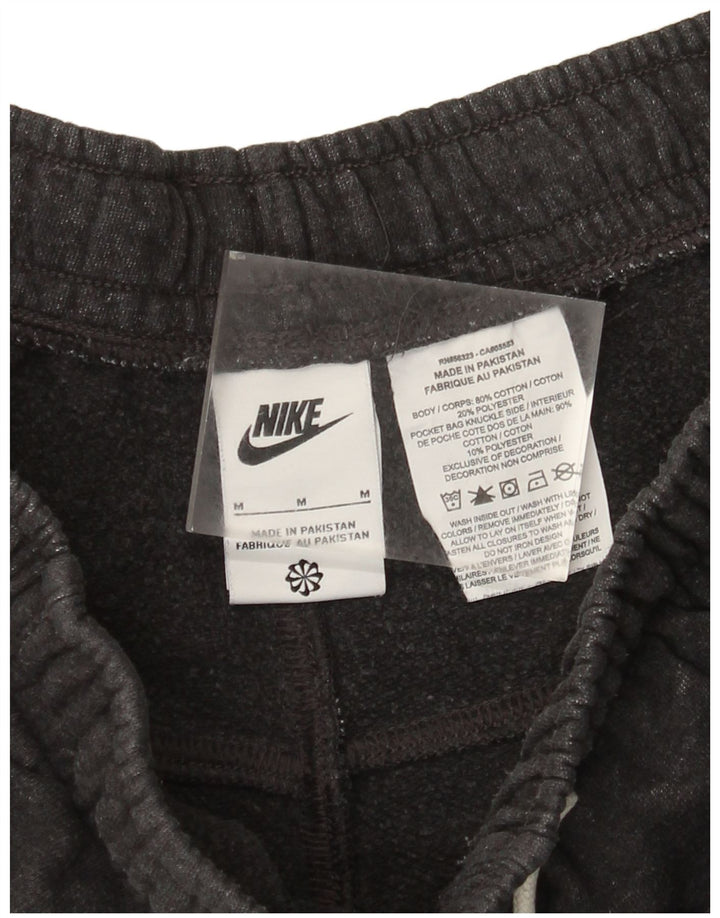 Shorts esportivos masculinos Nike médio cinza algodão