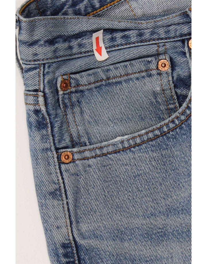 Calça jeans feminina Levi's 581 Straight W34 L32 azul algodão