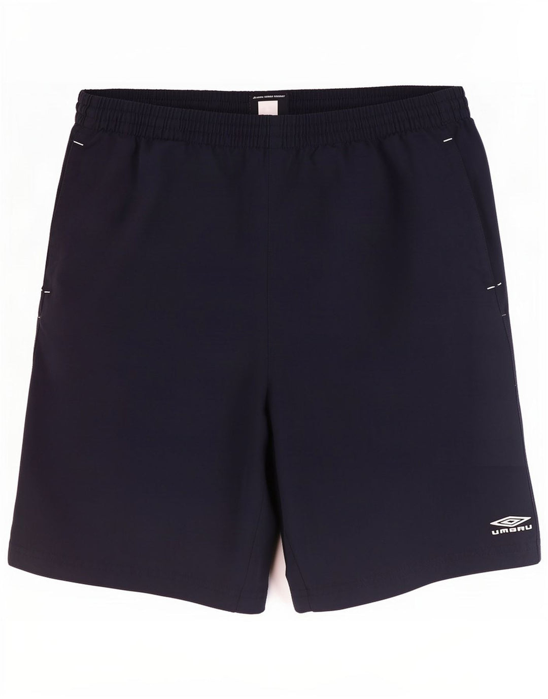 Shorts de banho masculino Umbro grande poliéster azul marinho
