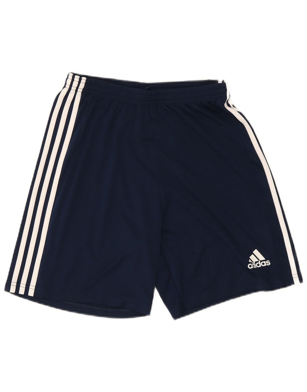Adidas Mens Aeroready Sport Shorts Médio Azul Marinho Poliéster