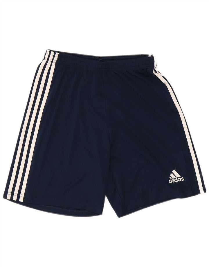 Adidas Mens Aeroready Sport Shorts Médio Azul Marinho Poliéster