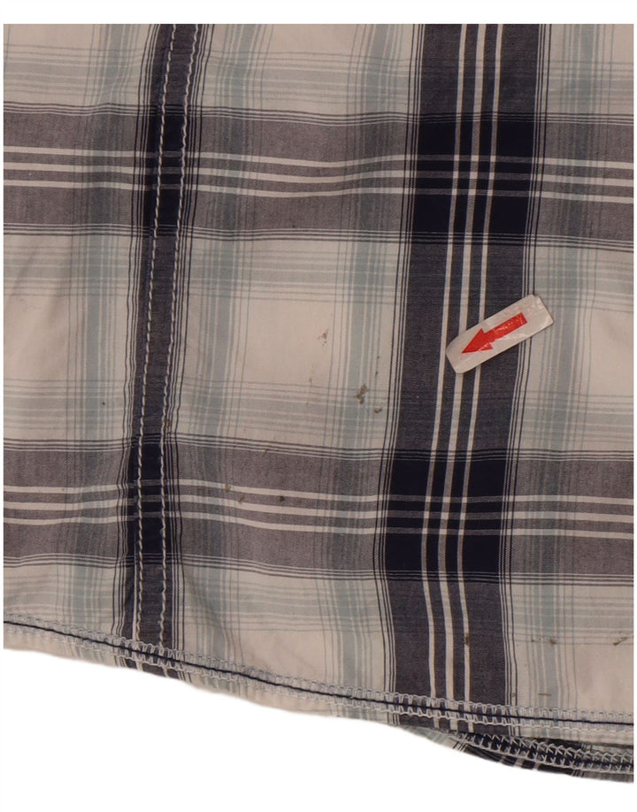 Camisa masculina Mustang grande de algodão xadrez multicolorido