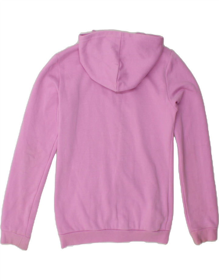 PUMA Girls Graphic Zip Hoodie Sweater 15-16 Years Purple Vintage Puma and Second-Hand Puma from Messina Hembry 