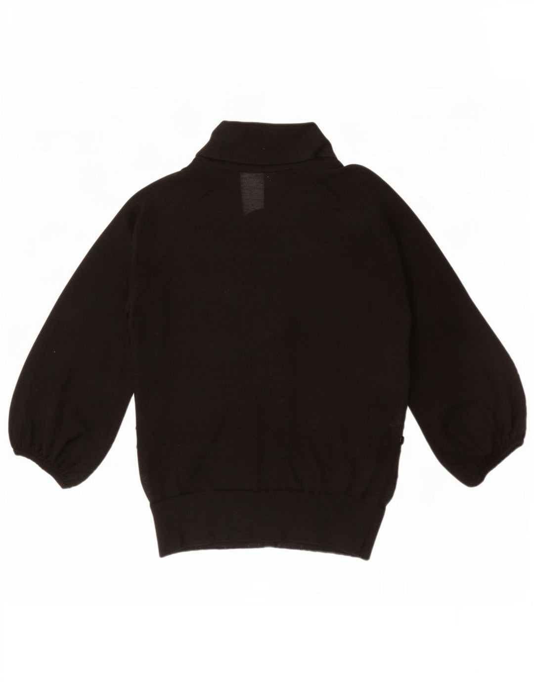 Suéter cardigã feminino Ted Baker manga 3/4 tamanho 2 pequeno preto floral