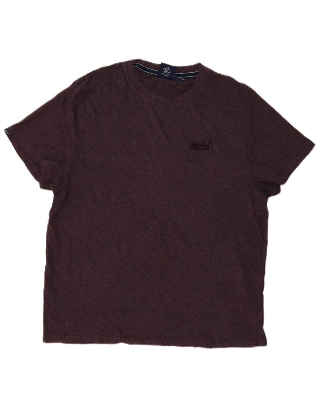 Camiseta masculina Superdry Top 3XL algodão roxo