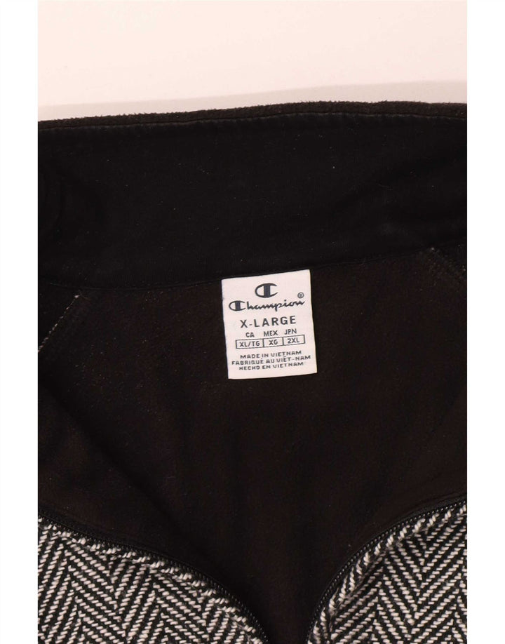 Jaqueta bomber feminina Champion UK 18 XL preta espinha de peixe