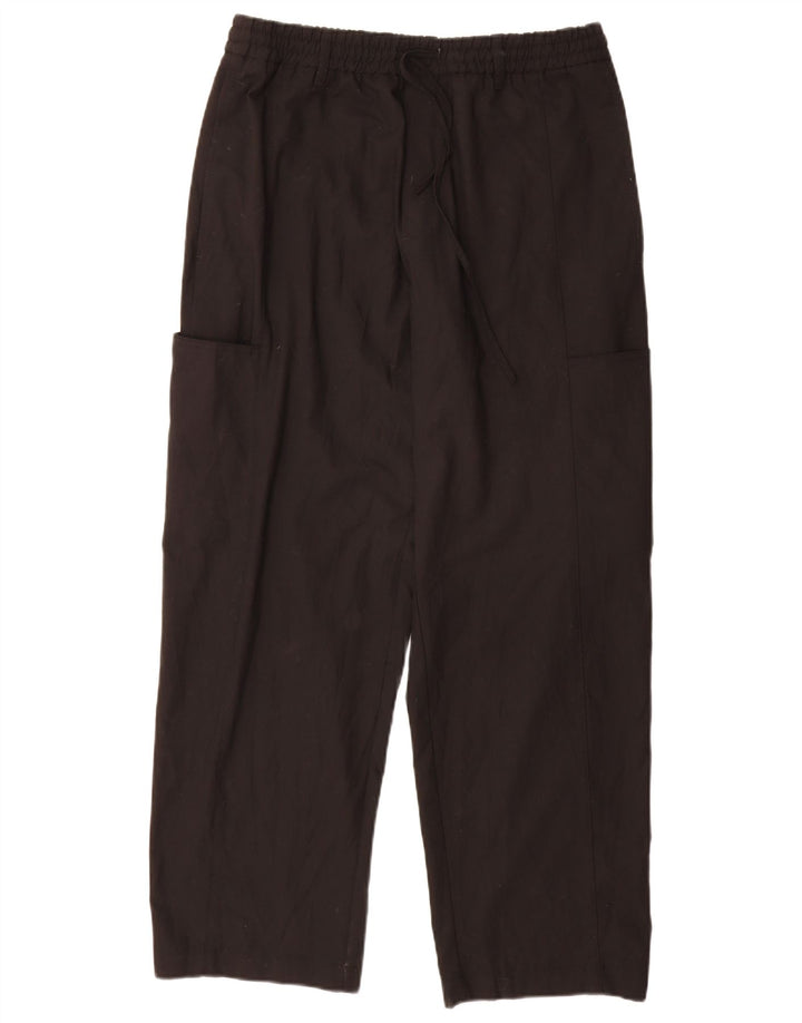 Calça Zara Mens Cargo Treino Médio Preto Poliéster