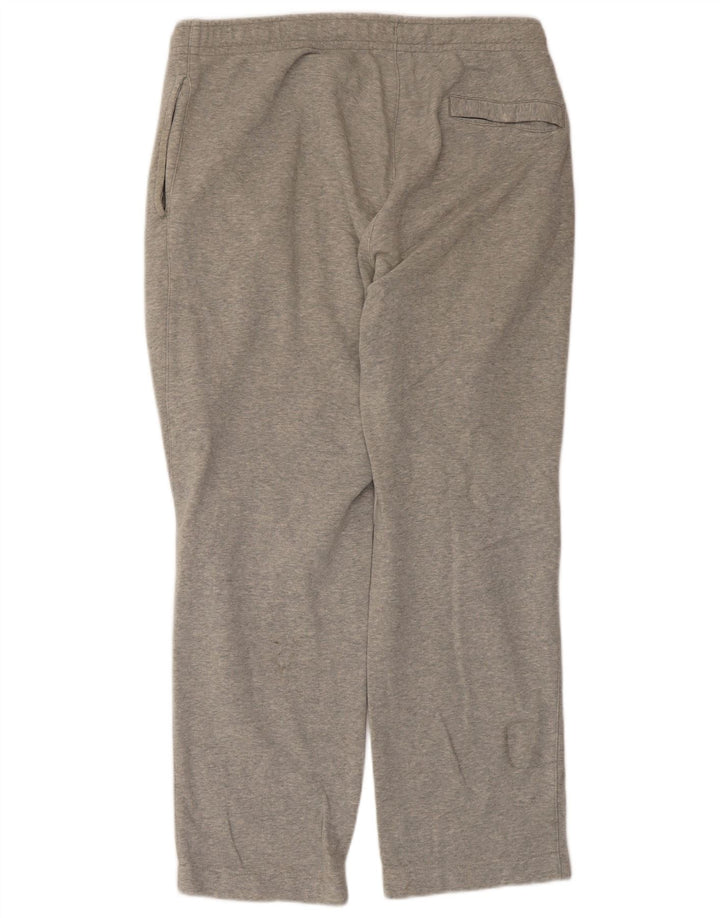 Calça de treino masculina Nike grande algodão manchado cinza