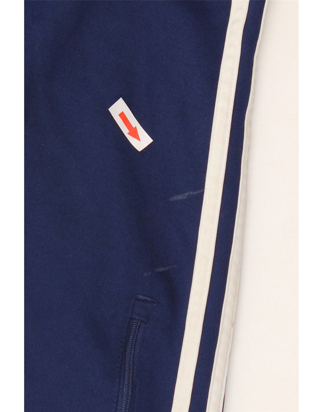 Calça de treino masculina ADIDAS Climacool pequena azul marinho colorblock