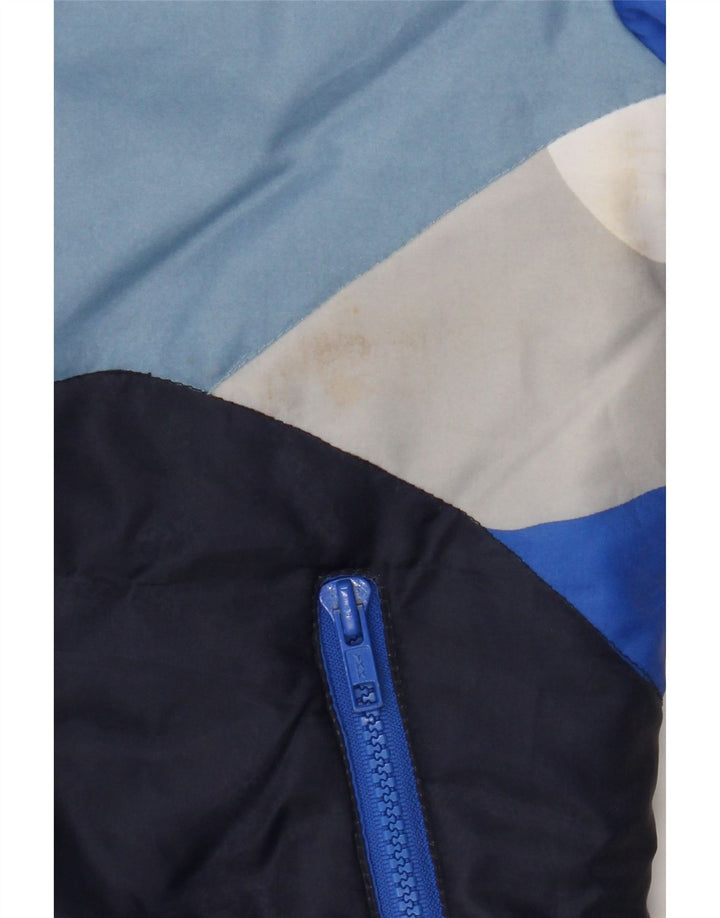 Jaqueta acolchoada feminina Maier EU 36 poliamida colorblock azul pequena