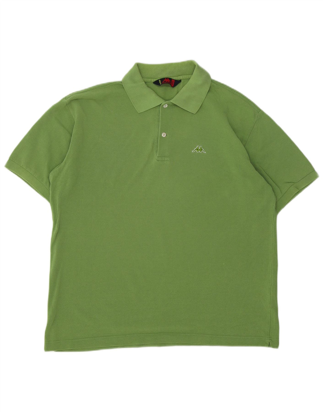 Camisa polo masculina Kappa grande algodão verde