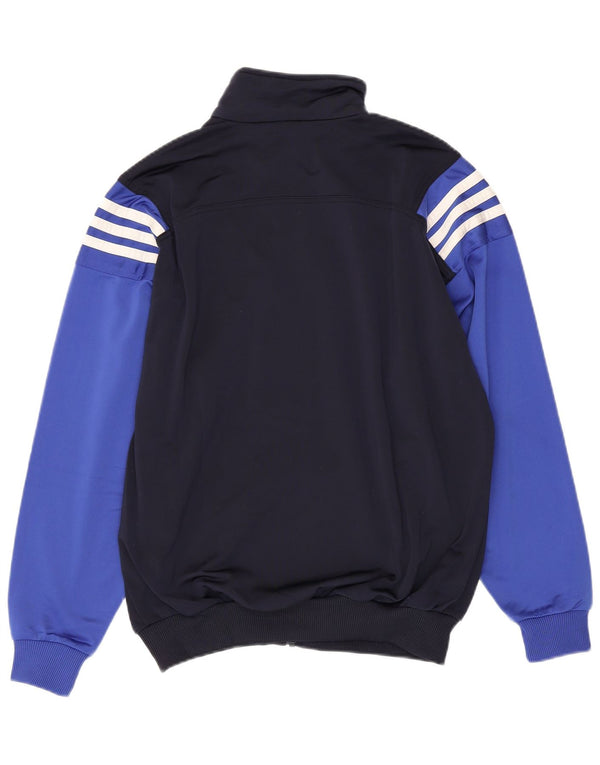 Jaqueta Adidas Meninos Treino Top 15-16 Anos Azul Marinho Colorblock
