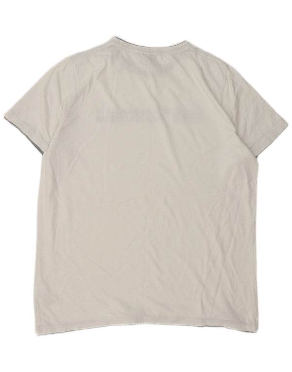 Camiseta Animal Masculina Gráfica Top Grande Algodão Branco