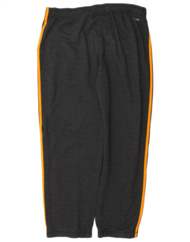 Calças de treino Adidas Mens Climalite XL cinza poliéster