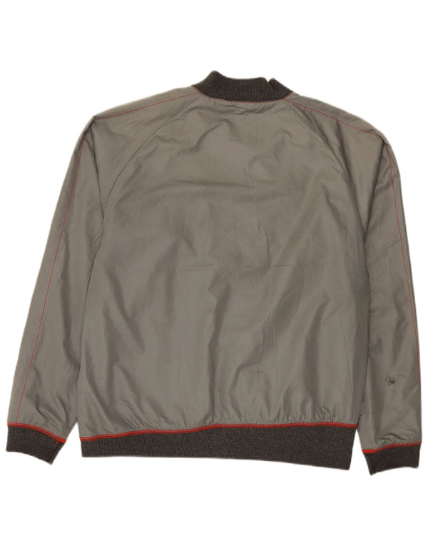 Jaqueta bomber masculina Puma UK 38 cinza médio bloco colorido