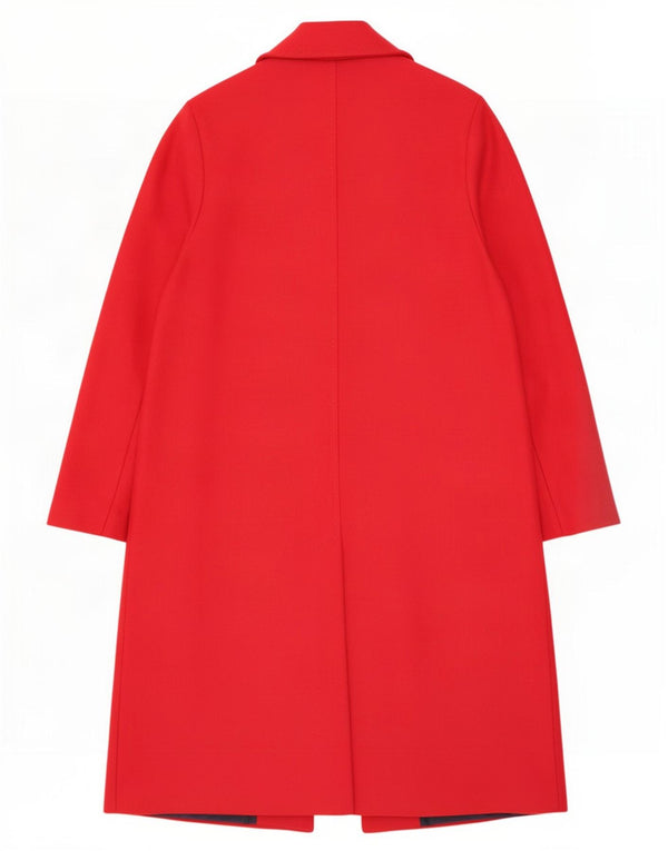 Sobretudo feminino Zara UK 16 grande vermelho