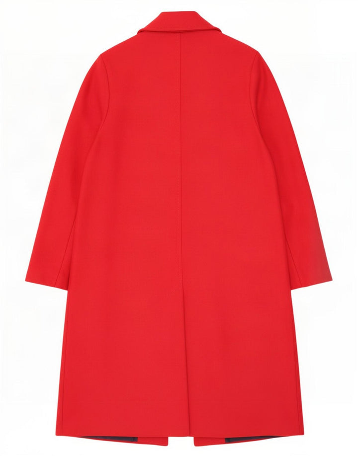 Sobretudo feminino Zara UK 16 grande vermelho