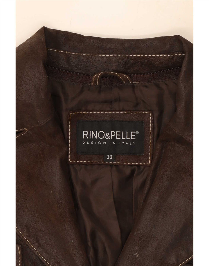 Jaqueta de couro feminina Rino&Pelle IT 38 XS marrom