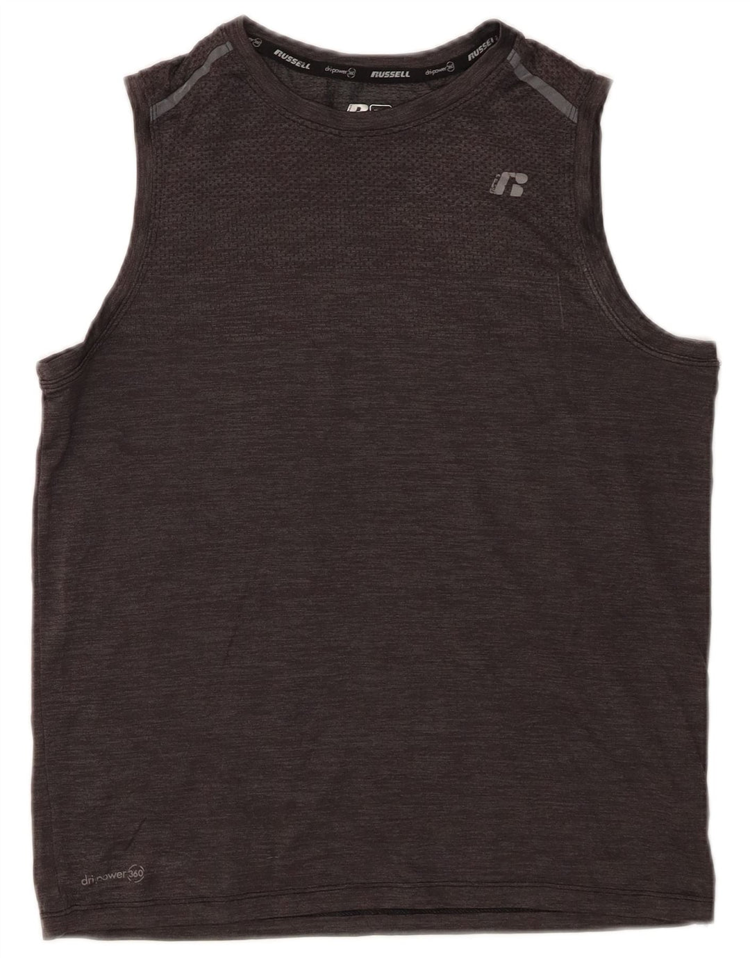 Colete Russell Athletic Boys Top 14-15 Anos XL Cinza Nylon