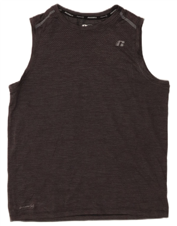 Colete Russell Athletic Boys Top 14-15 Anos XL Cinza Nylon