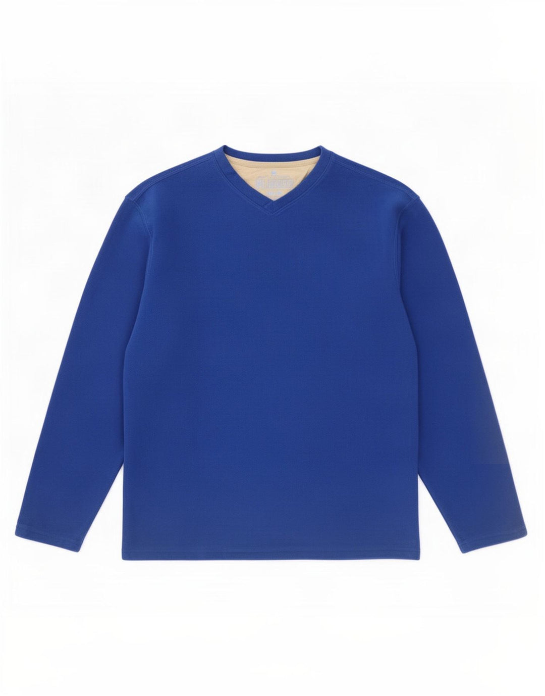Suéter de lã masculino Marks & Spencer médio azul poliéster
