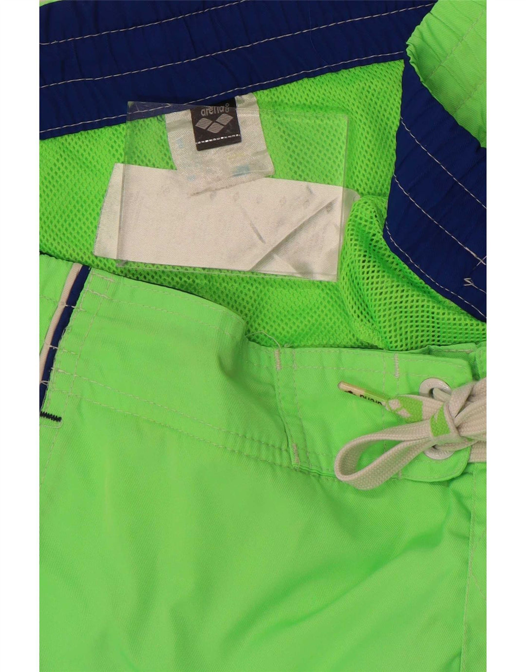 Arena Mens Natação Shorts Poliéster Verde Médio