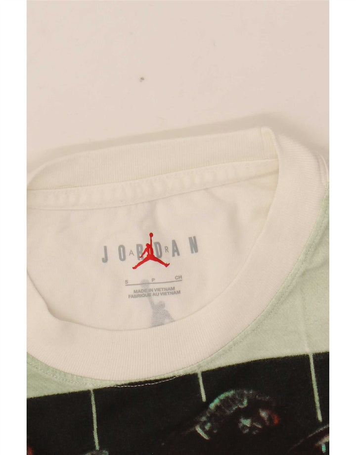 Jordan Mens Michael Jordan Camiseta gráfica Top Pequeno Branco