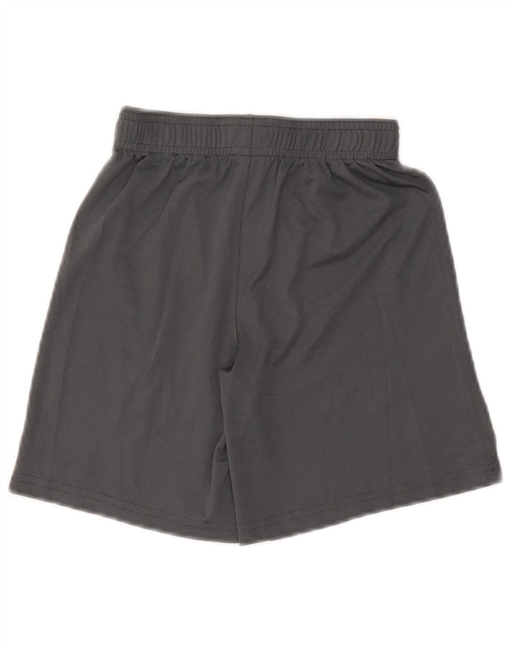 Shorts esportivos gráficos Under Armour Boys 6-7 anos cinza poliéster