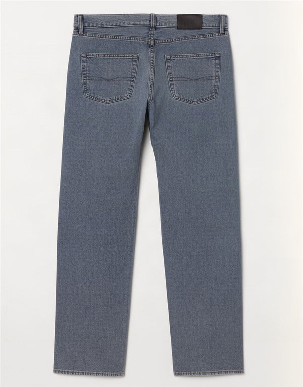 Hugo Boss Mens Arkansas Straight Jeans W35 L32 Blue Cotton