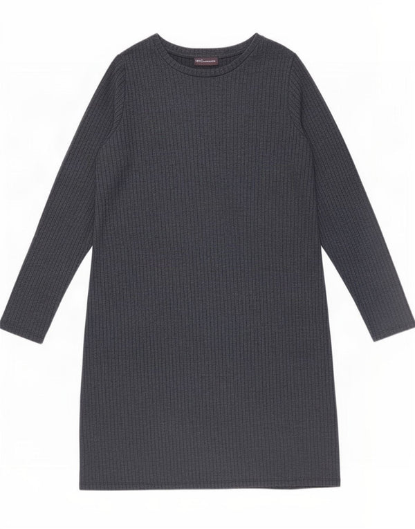 Vestido camiseta feminino de manga comprida Marks & Spencer Reino Unido 18 XL azul marinho