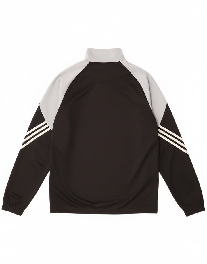Adidas Mens Climalite Pullover Treino Top Médio Preto Colorblock