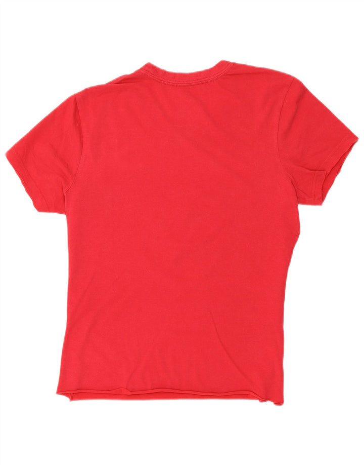 Camiseta Nike Feminina Dri Fit Graphic Top UK 12/14 Médio Vermelho