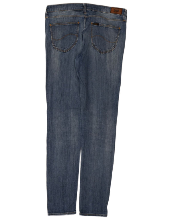 Lee Womens Scarlett Skinny Jeans W31 L33 Azul Algodão