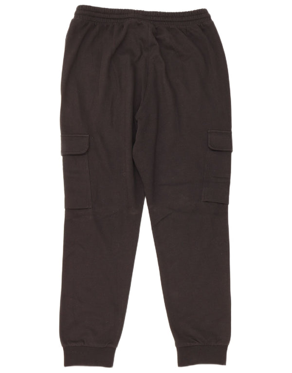 Adidas Mens Cargo Calças de treino Joggers Médio Algodão Preto